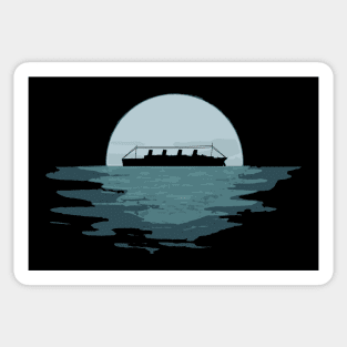 Titanic Moon Sticker